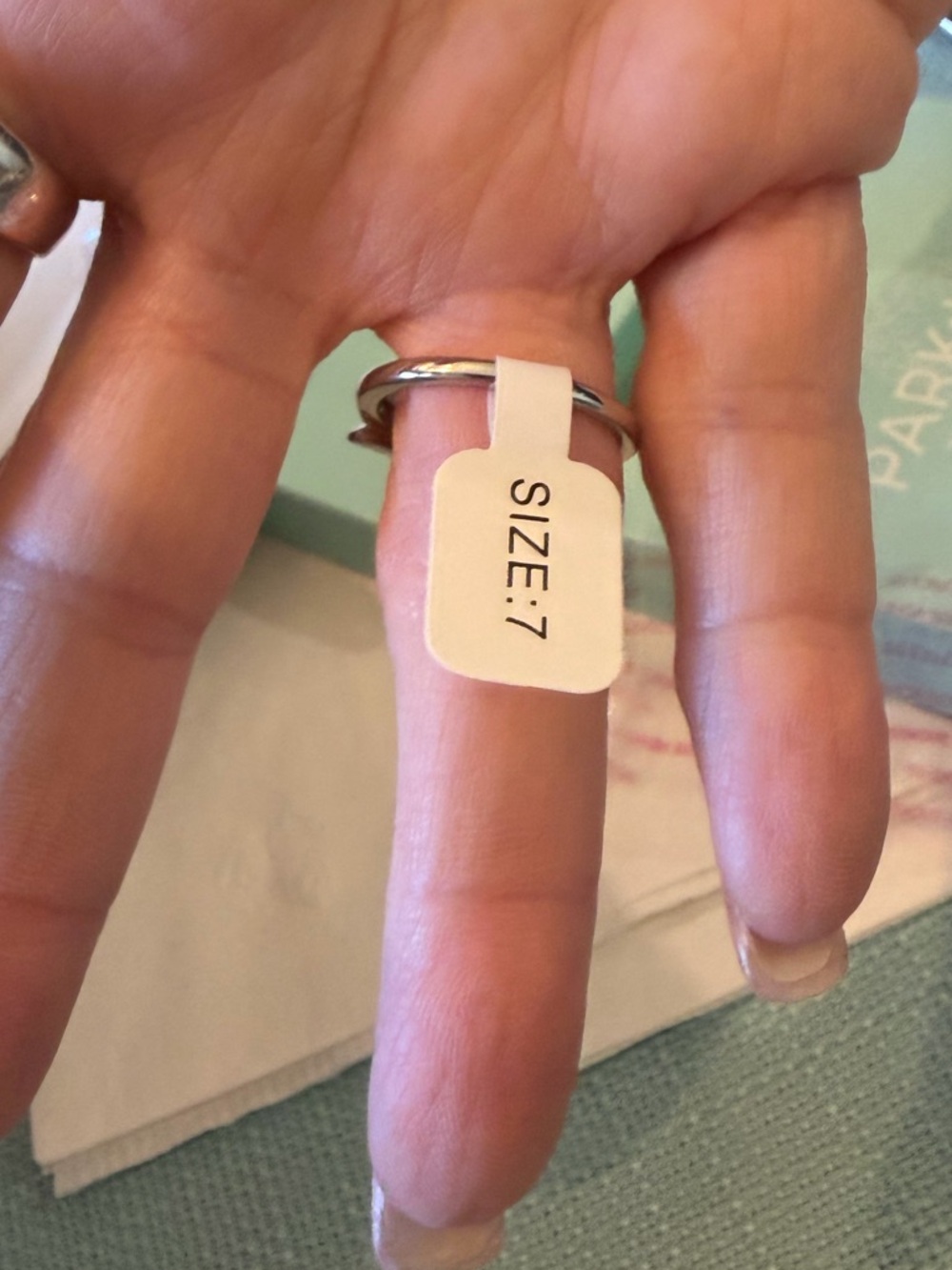 NWT Park Lane Silver Star Ring - Size 7 - Picture 5 of 5